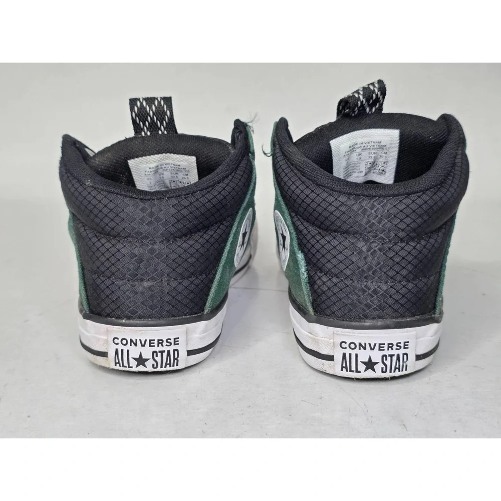 Converse Chuck Taylor All Star‎ Axel Youth Sneakers Size 2 Green Canvas Hi Shoes